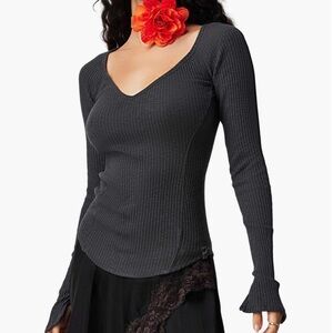Free People Passing Thru Rib Layering Top